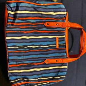 Vera Bradley Multicolor Striped Satchel